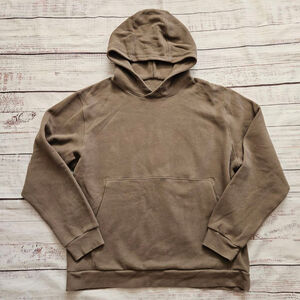 Lululemon Steady State Hooded Pullover Brown Olive Mens Large